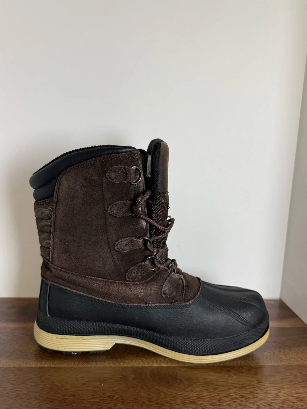 3M Thinsulate Waterproof Duck Boots Brown Black Women’s 8.5